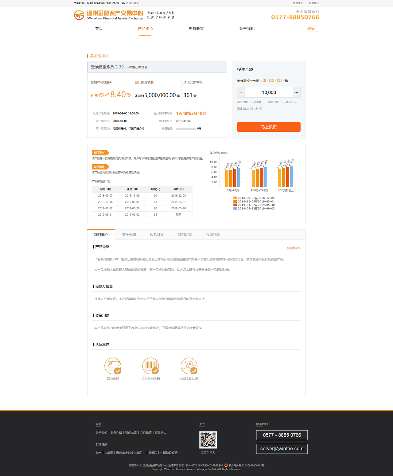 網(wǎng)頁設(shè)計(jì)-溫州金融交易中心